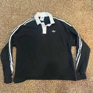 Adidas Skateboarding Collared Longsleeve Mens S